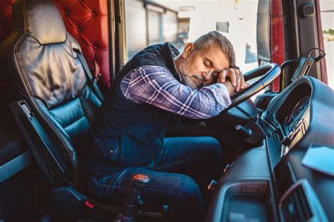 truck driver sleeping